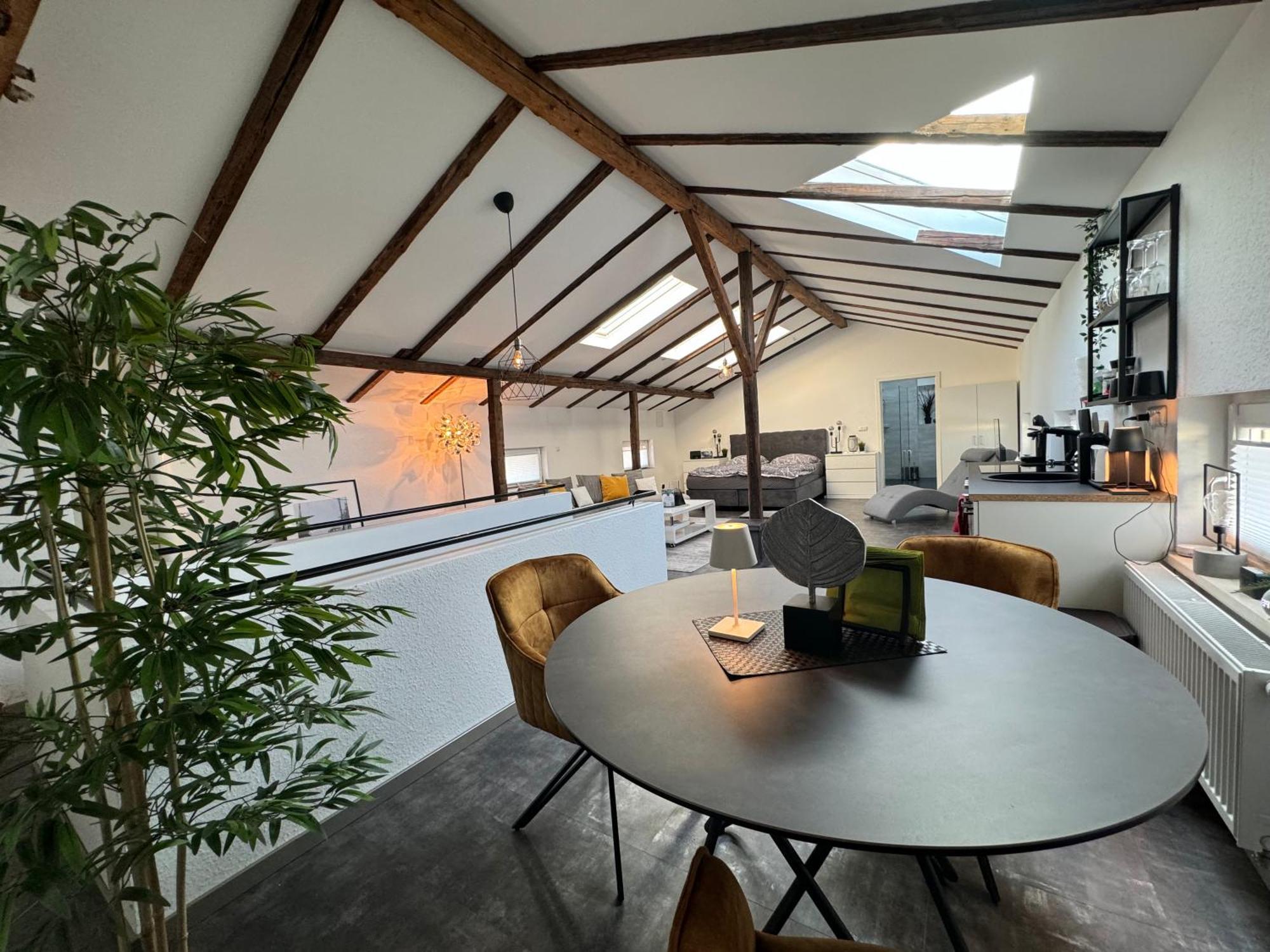 Gleis 13 - The Loft Im Ehemaligen Lokschuppen Apartment Bueckeburg Bagian luar foto